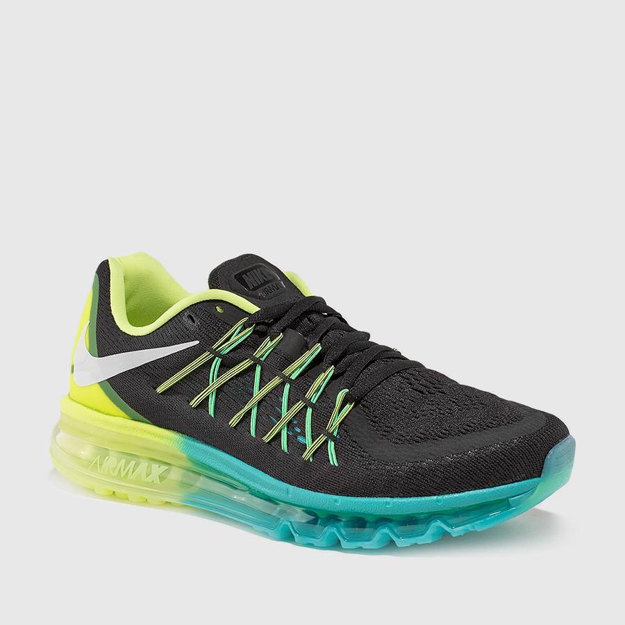 nike air max 2015 menn svartevolthyper jadehvit sko Style Billig 5pcp9