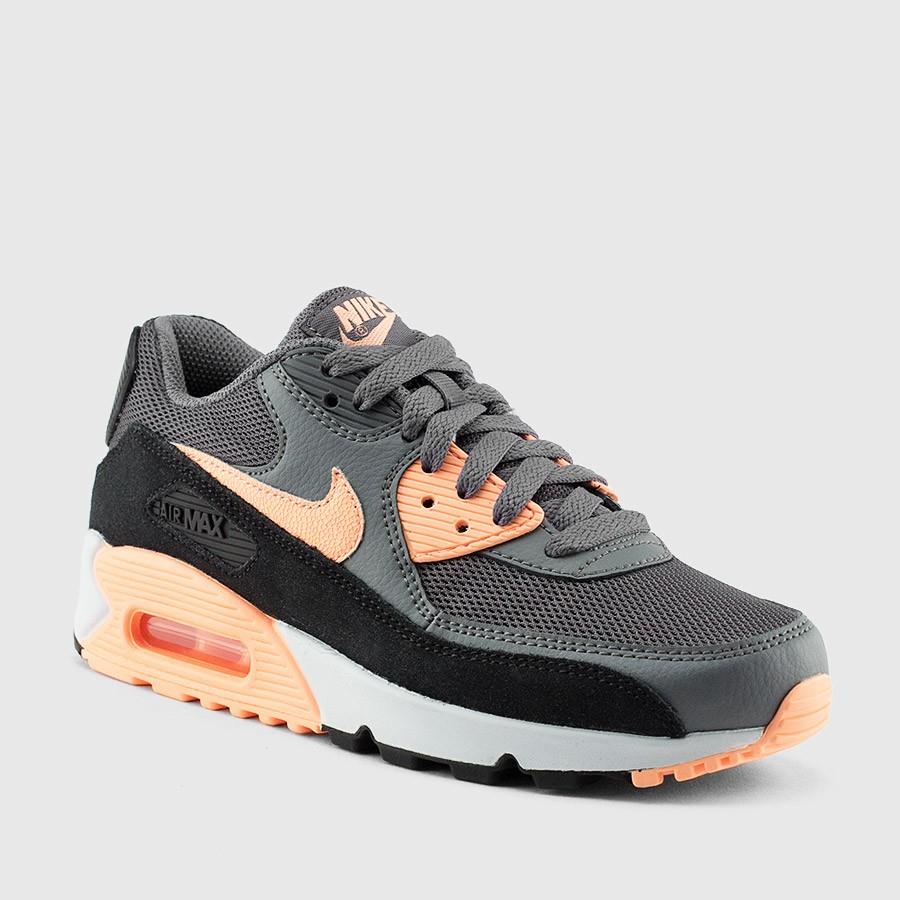 nike air max 90 essential kvinner mørk gråsvarte sko Outlet Sko jingv