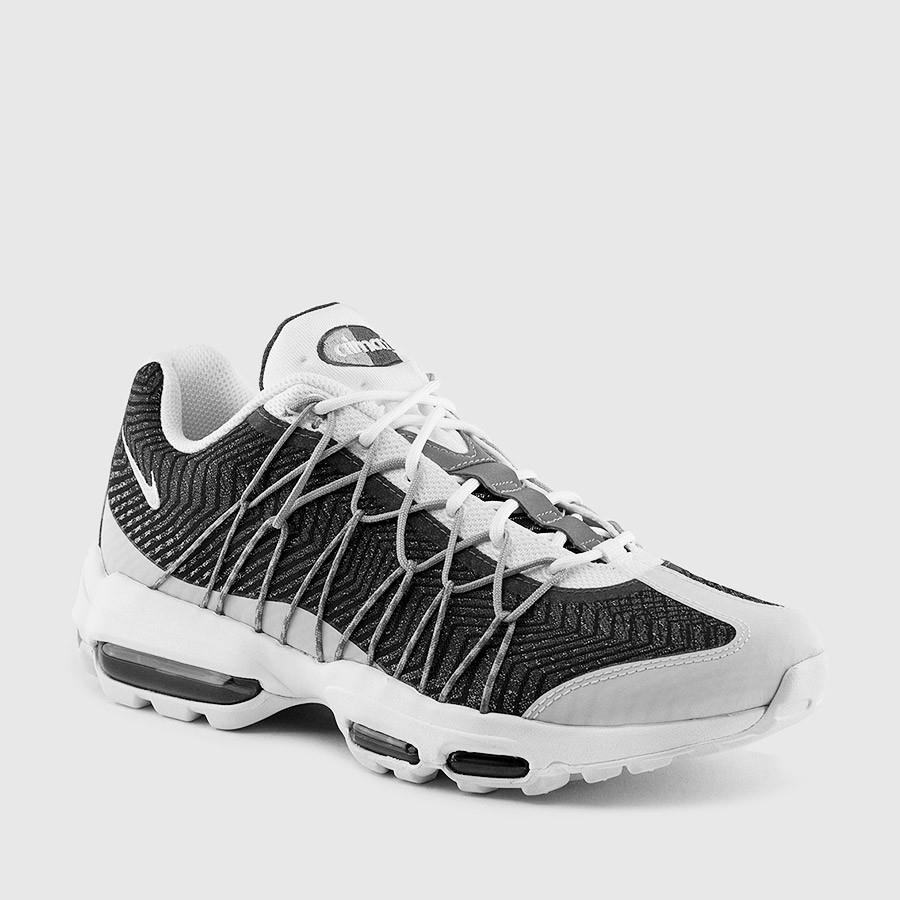 nike air max 95 ultra jacquard menn hvitulv grå sko Til Salgs 9tu77