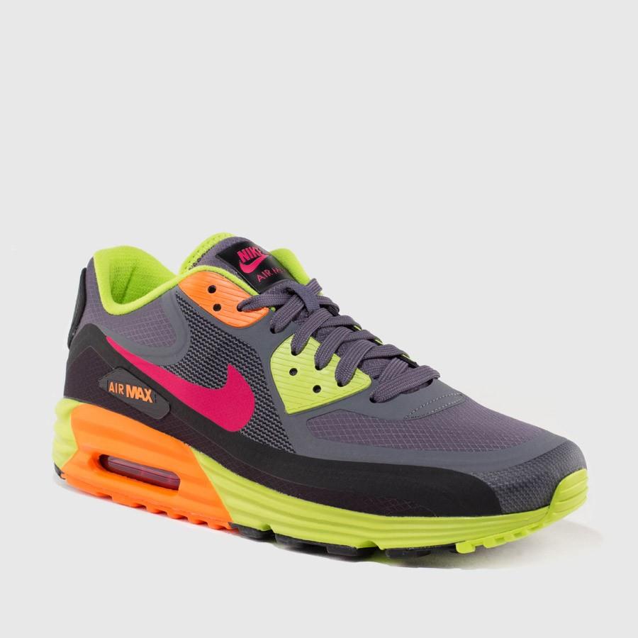 nike air max lunar90 wr menn mørk gråsvartefierce grønnfuschia force sko Engros Toronto d9nne