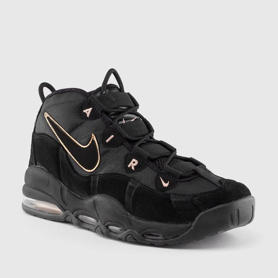 nike air max uptempo menn svartemetallic rødbronze sko Ny Ankomst 3is5n