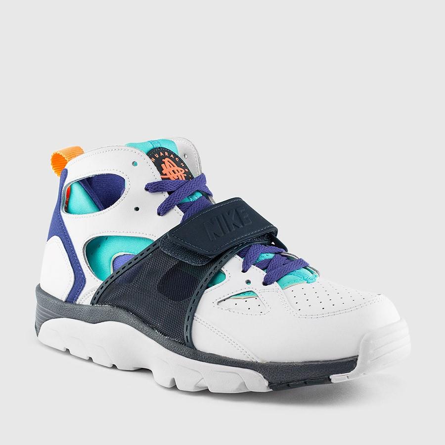 nike air trainer huarache menn hvitlett aquablå legend sko Originale Butikker nsaod