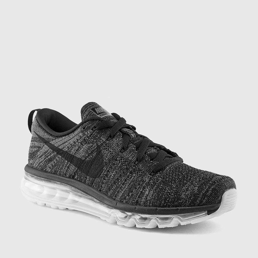 nike flyknit max menn svartemørk gråantrasittsvarte sko Offizielle 3jw3k