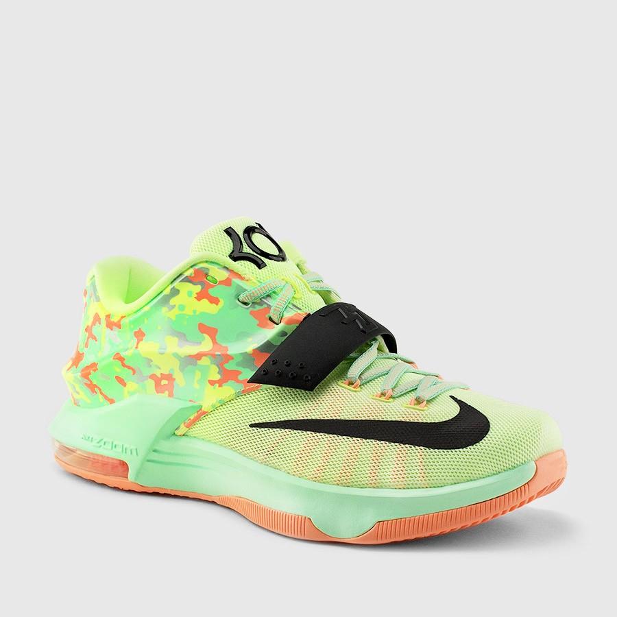 nike kd vii easter collection menn liquid limevapor grønnsunset glowsvarte sko På Salg Nye Stil amrv7