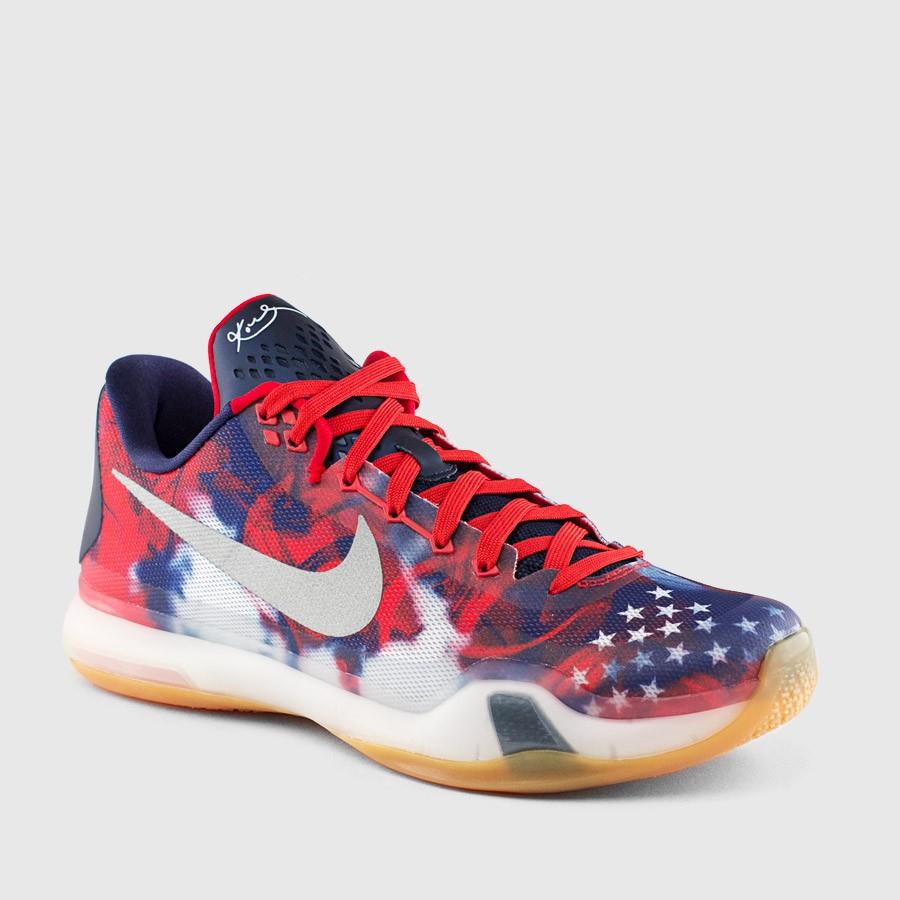 nike kobe x usa menn universitet rødphoto blåreflect sølv sko Engros Billig to3px