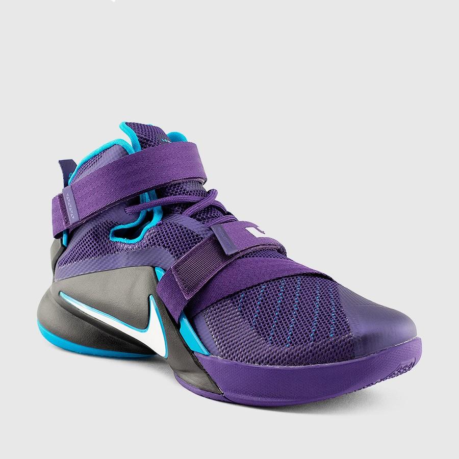 nike lebron solider ix menn retten lillasvarteblå lagoon sko Online Sko kr06g