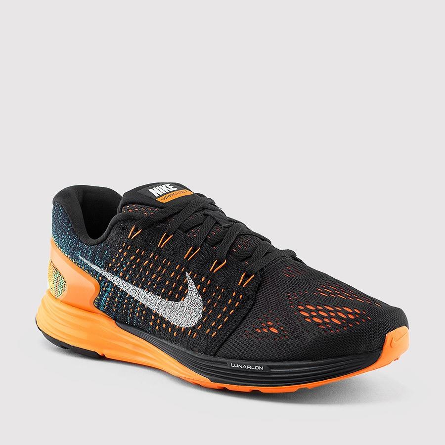 nike lunarglide 7 menn dark obsidianorange sko På Salg Rabatt 1ke18