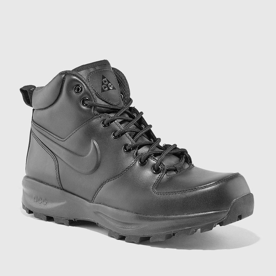 nike manoa leather boot menn svarte sko For Salg Ekte, Ny e4527