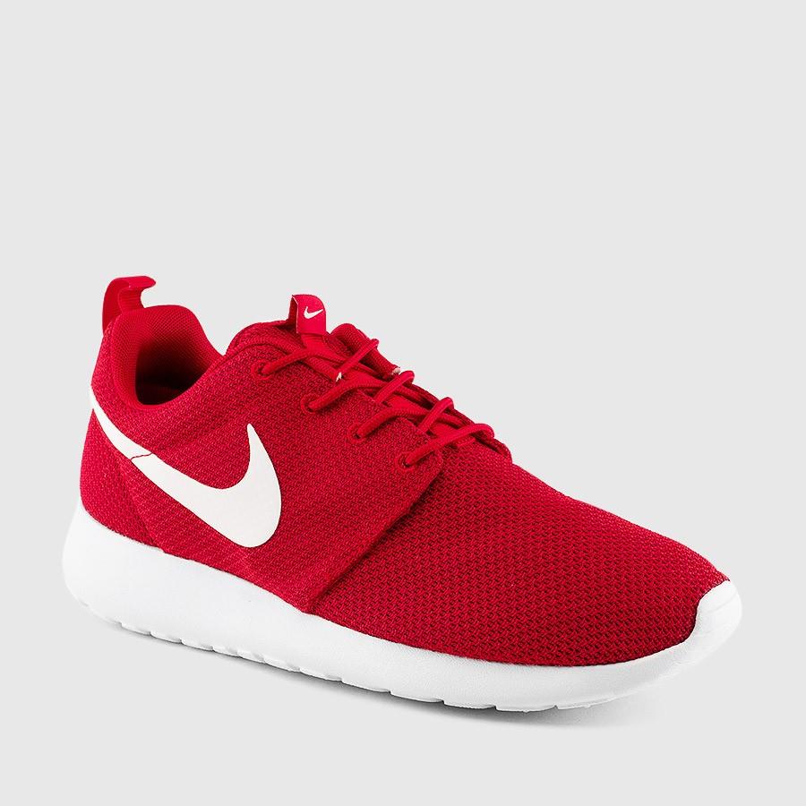 nike roshe one menn gym rødsvartehvit sko Lav Pris mmquk