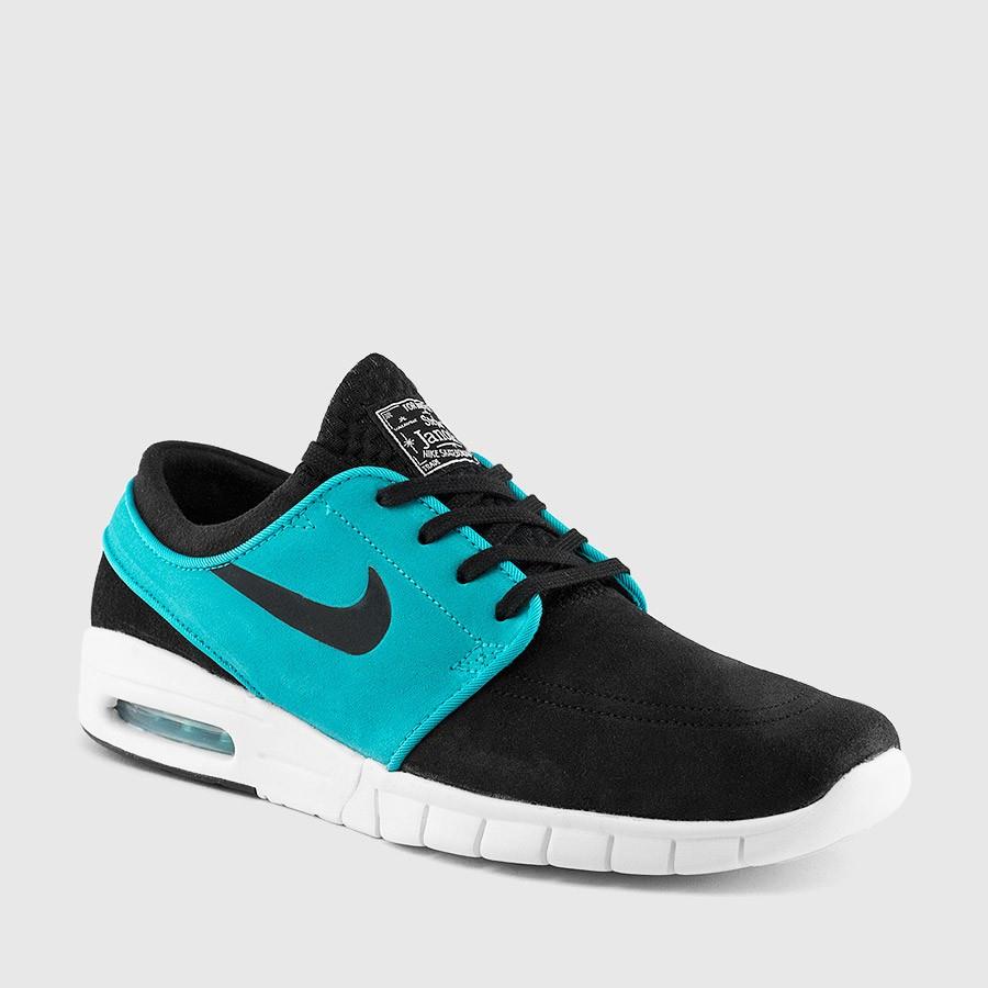 nike sb stefan janoski max l menn svartelett retrohvit sko Fashion Butikker 5s4nc