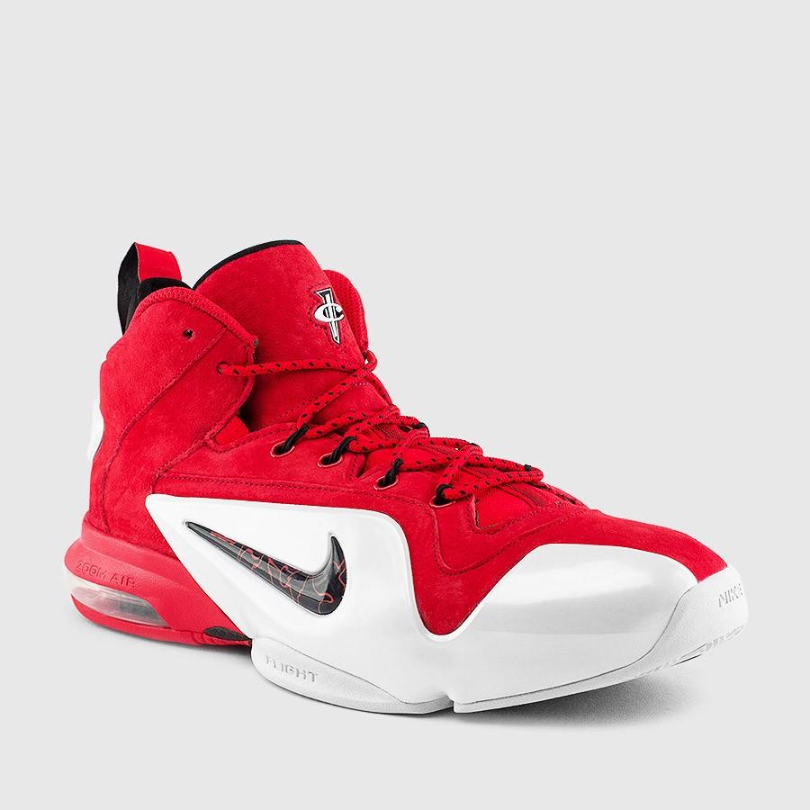 nike zoom penny vi red suede menn universitet rødhvitsvarte sko Sko Outlet Online 69la0