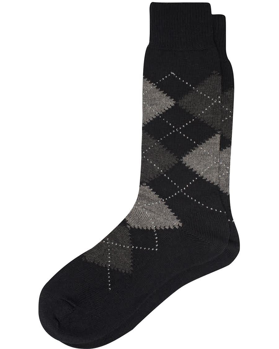 pantherella racton argyle merinonylon sock black Online h0g0x