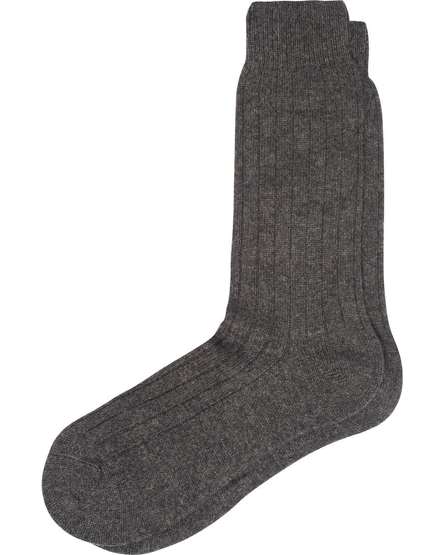 pantherella waddington cashmere sock charcoal På Salg Ingen Skatt poz56