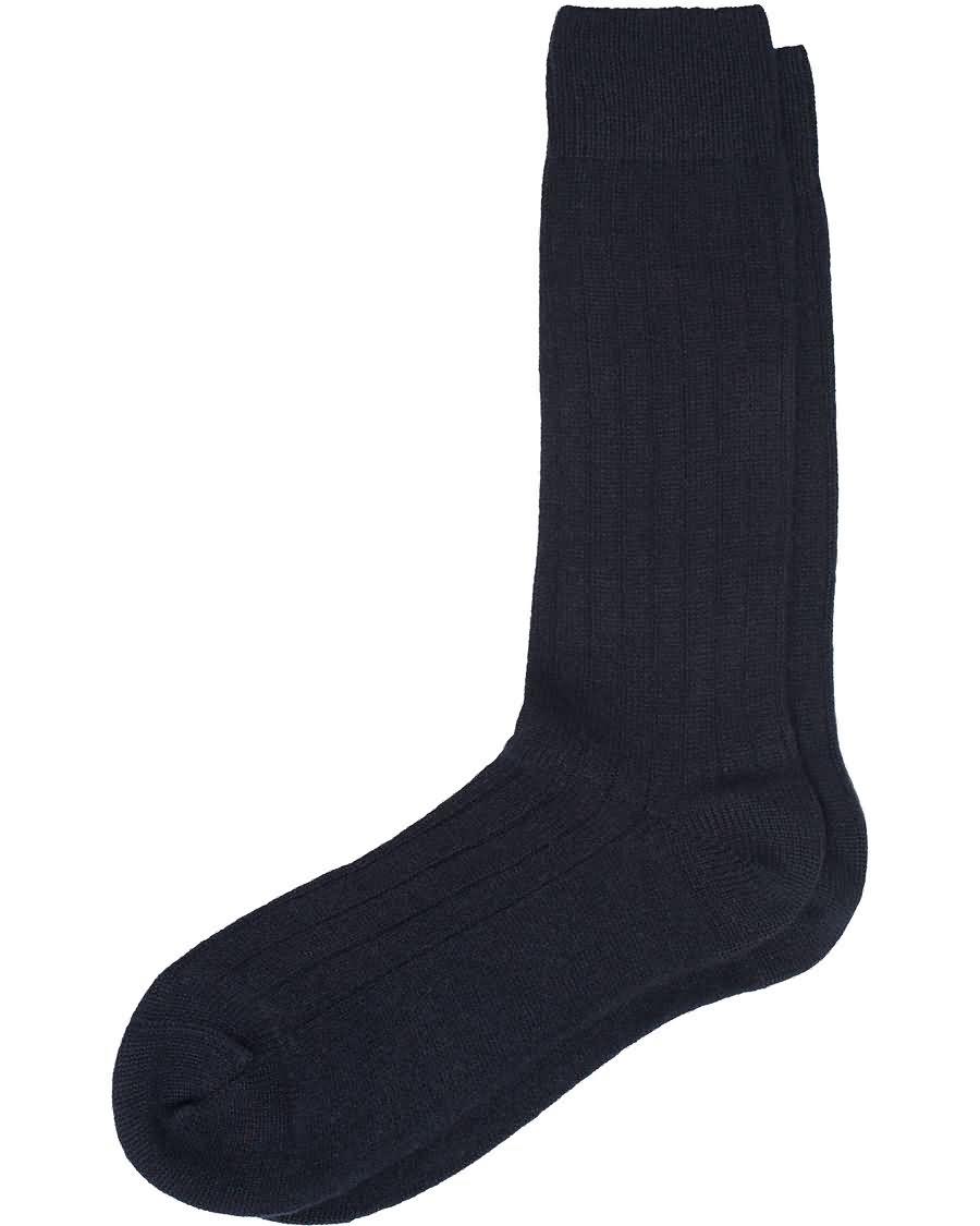 pantherella waddington cashmere sock navy Engros e7514