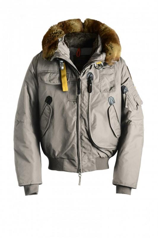 parajumpers gobi bomber jakke menn grey short jakke Online Klesmerke r176b