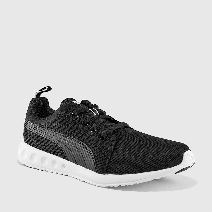 puma carson runner kvinner svartehvit sko Fantastisk s6xp9