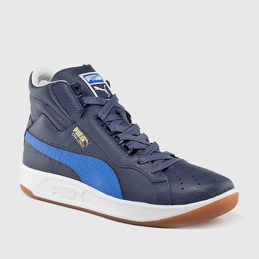 puma challenge leather menn strong blå sko Opprinnelige Prisen 1a8av