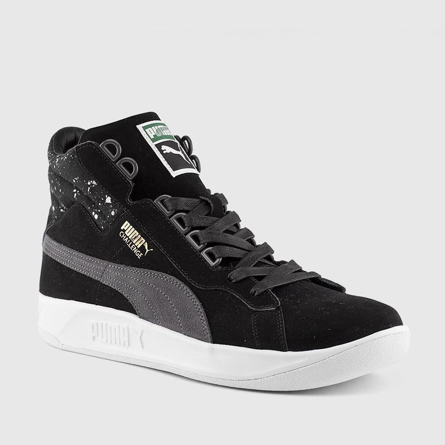 puma challenge splatter menn svarte sko Sport Billige ibmz0