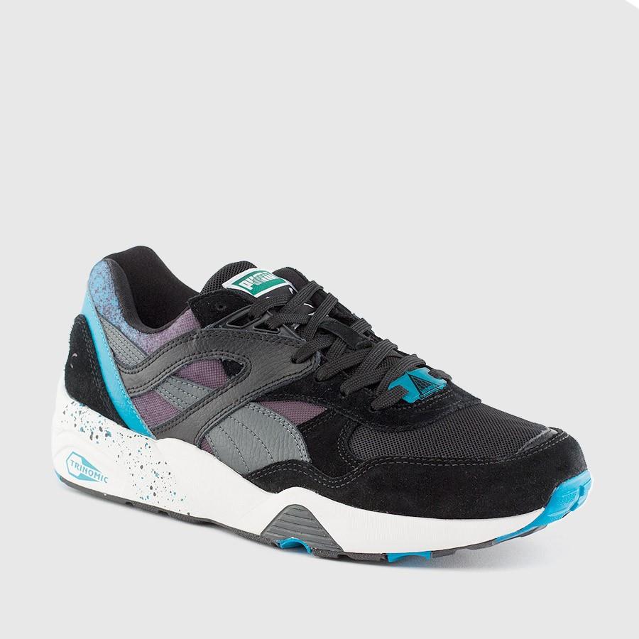 puma r698 splatter menn svartecapri breeze sko Engros Ingen Skatt b7b5r