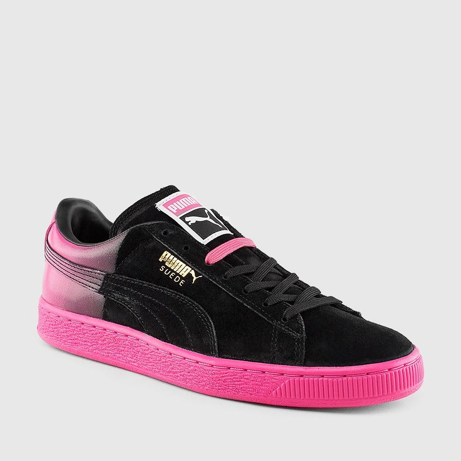 puma suede classic kvinner blur svartecarmine sko Sko Outlet Online f51hz