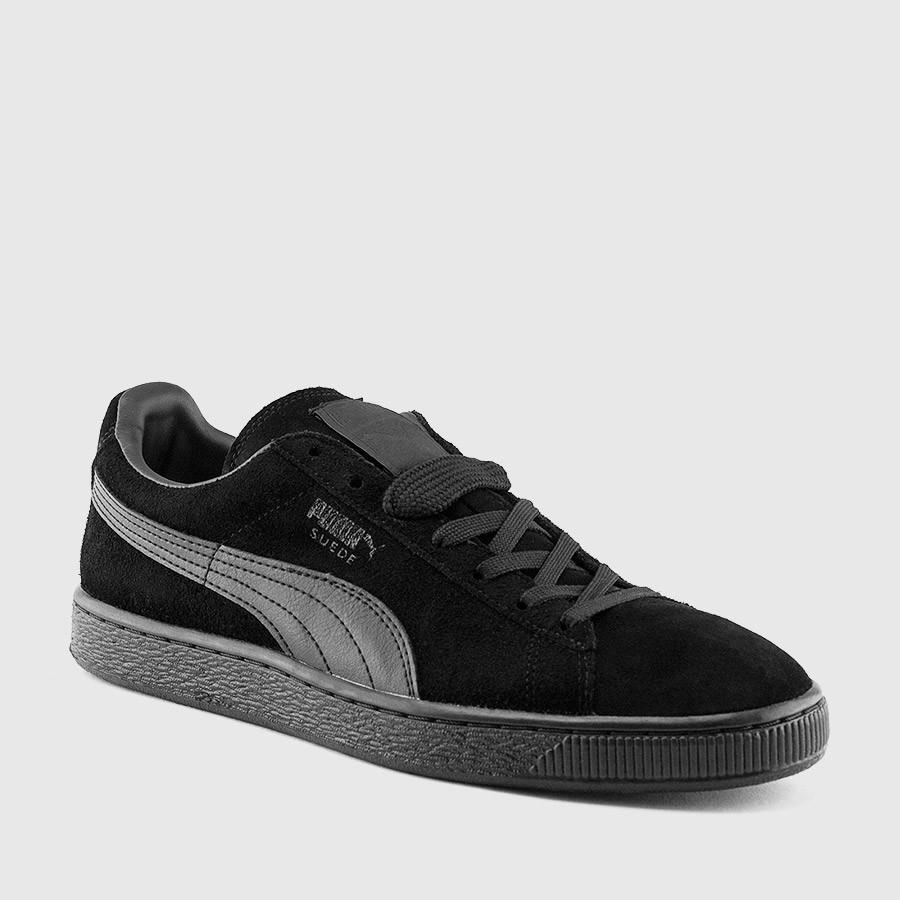 puma suede classic lfs menn svarte sko For Engros oknc9