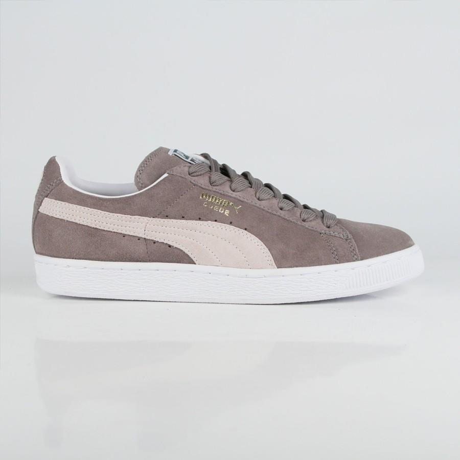 puma suede classic menn fallen rockhvit sko På Salg Nye Stil q6lcv