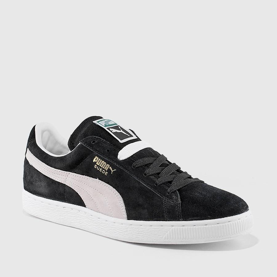 puma suede classic menn svartehvit sko Avansert h7lt7