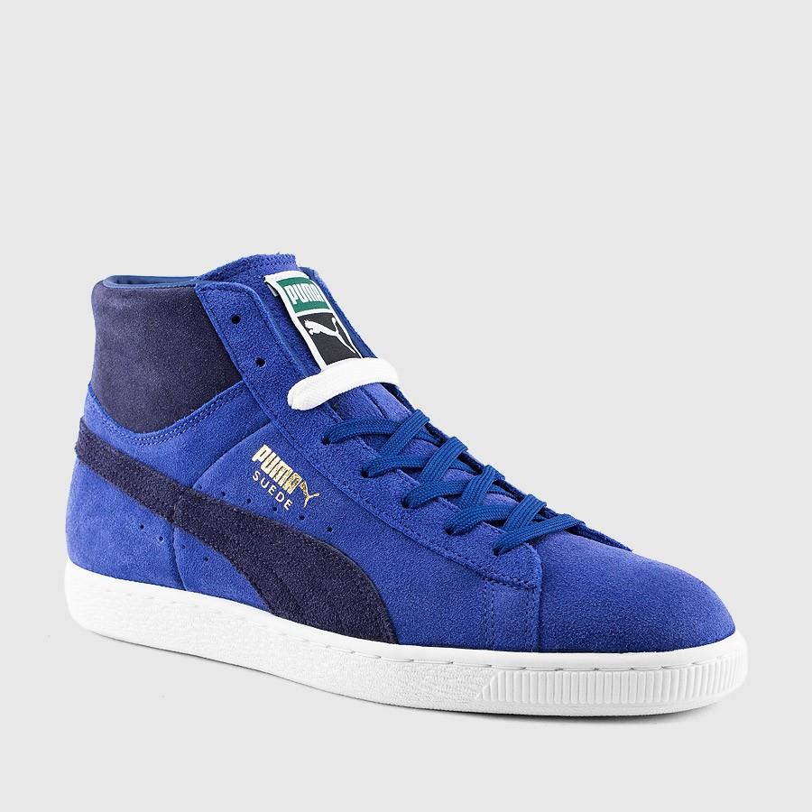 puma suede classic mid menn limogespeacoat sko Klassiske Sko ptcmx