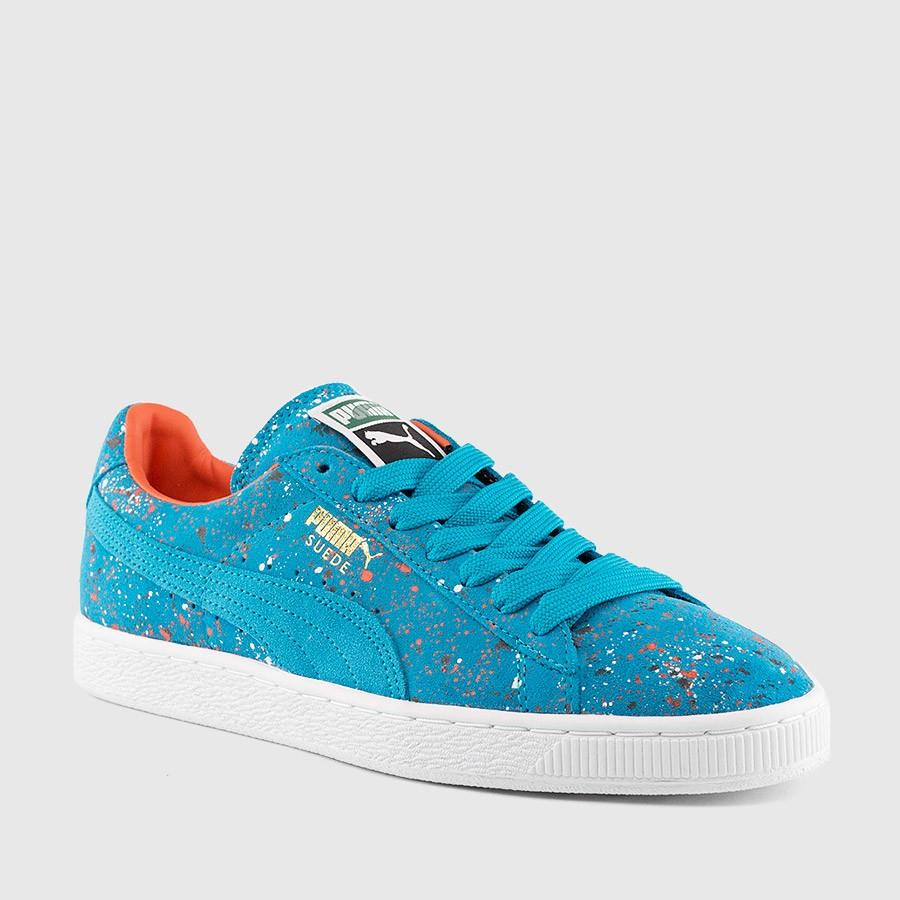 puma suede classic splatter menn capri breeze sko Tilbud Salg ta4n5