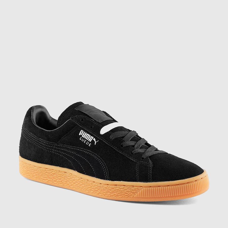 puma suede classic winterized menn svartegum sko I Toronto c9fj5