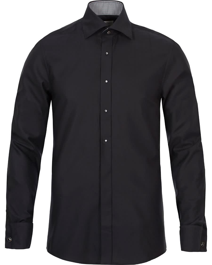 stenströms slimline evening shirt black Engros Kul xjjj6