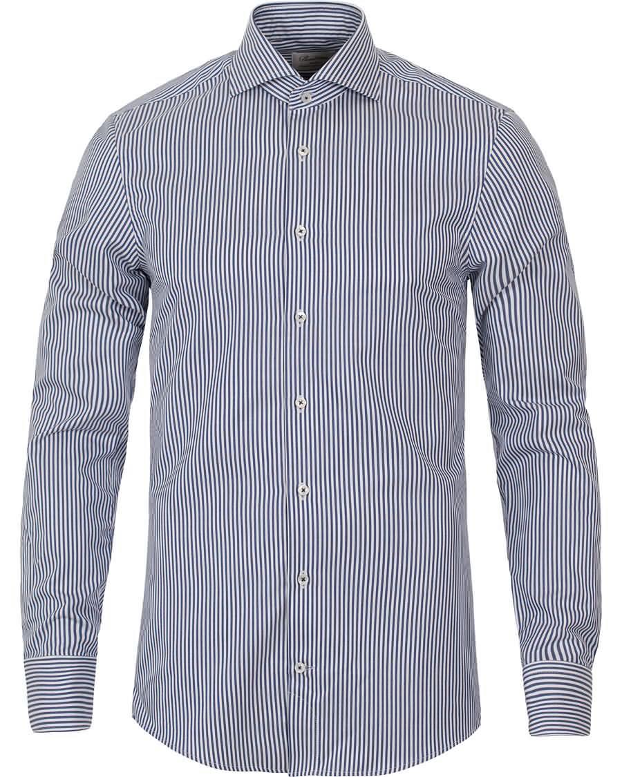 stenströms slimline stripe shirt bluewhite Virkelig Online st28k