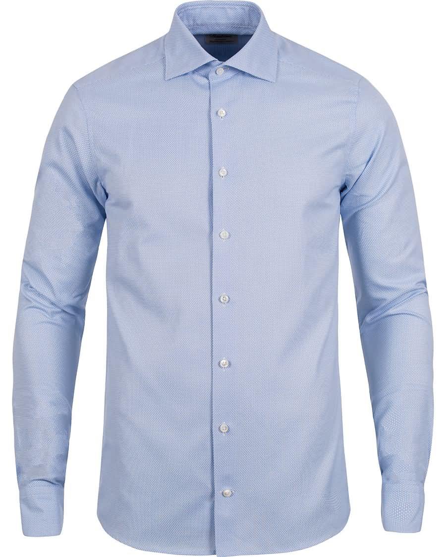 stenströms superslim structured shirt bluewhite Hyggelig g5oaf