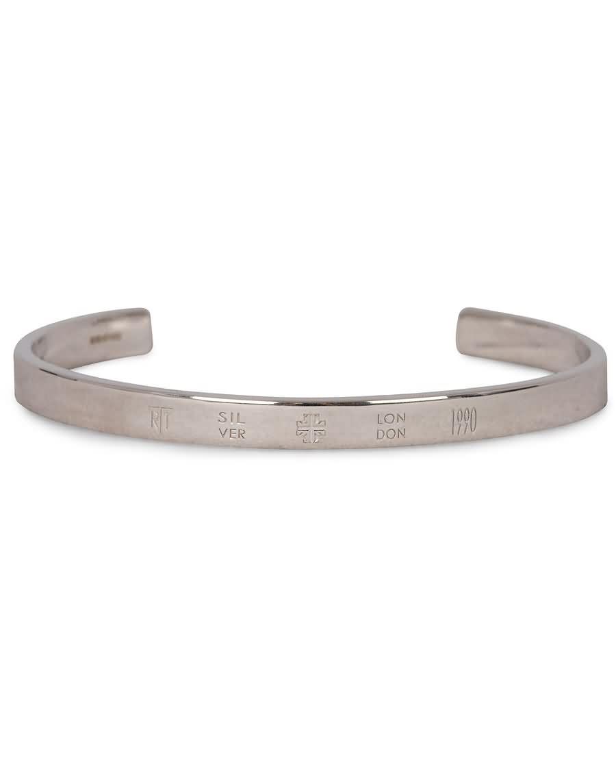 tateossian bangle bracelet silver 4235c