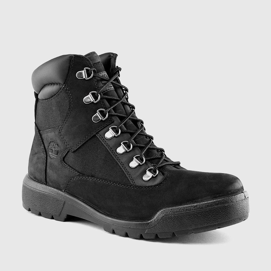 timberland 6 inch field menn svarte boots Engros Hot Salg knkse