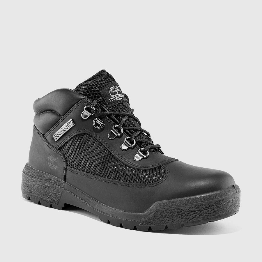 timberland waterproof field menn svarte glatt boots Slipp Engros rpjq1