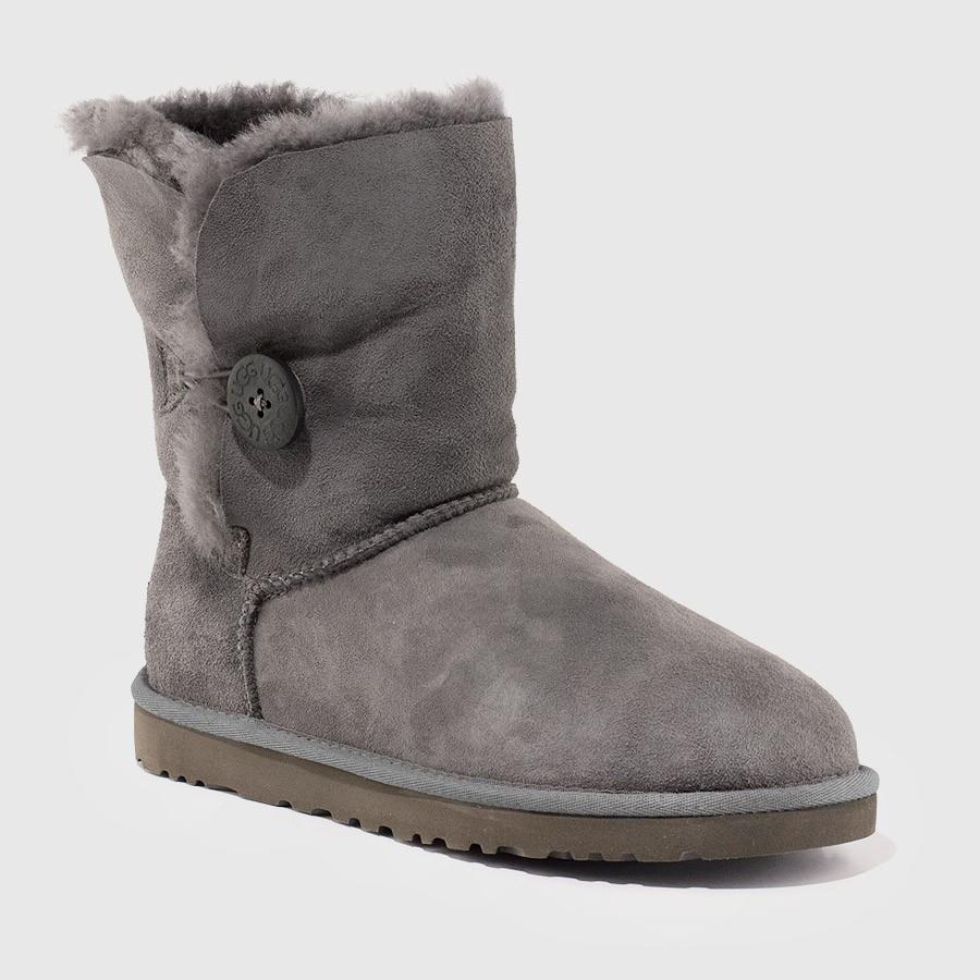 ugg bailey button kvinner grå boots Brilliant 4224n