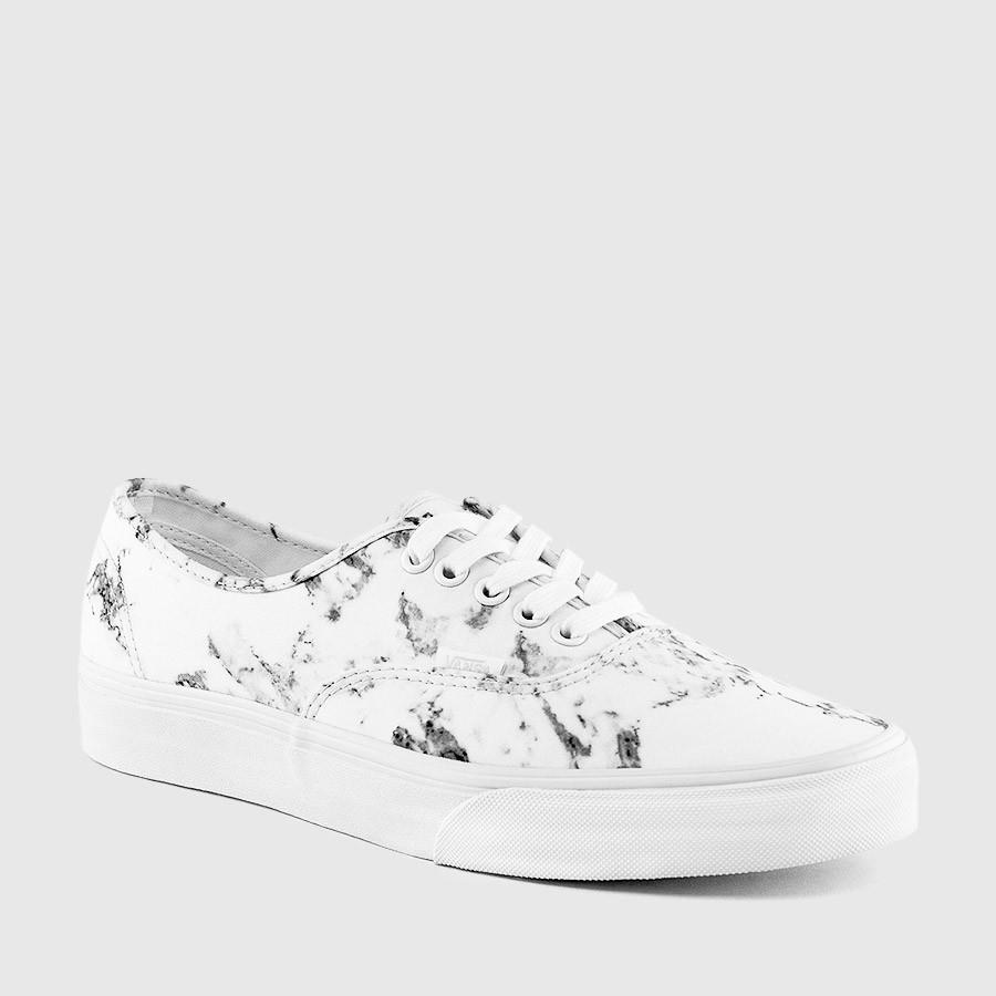 vans authentic menn marblehvit sko Virksomhet piwes