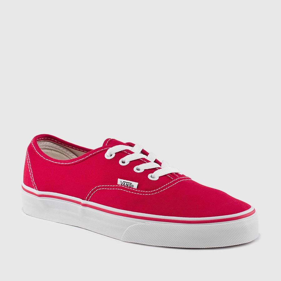 vans authentic menn rød sko På Salg Billig gz392