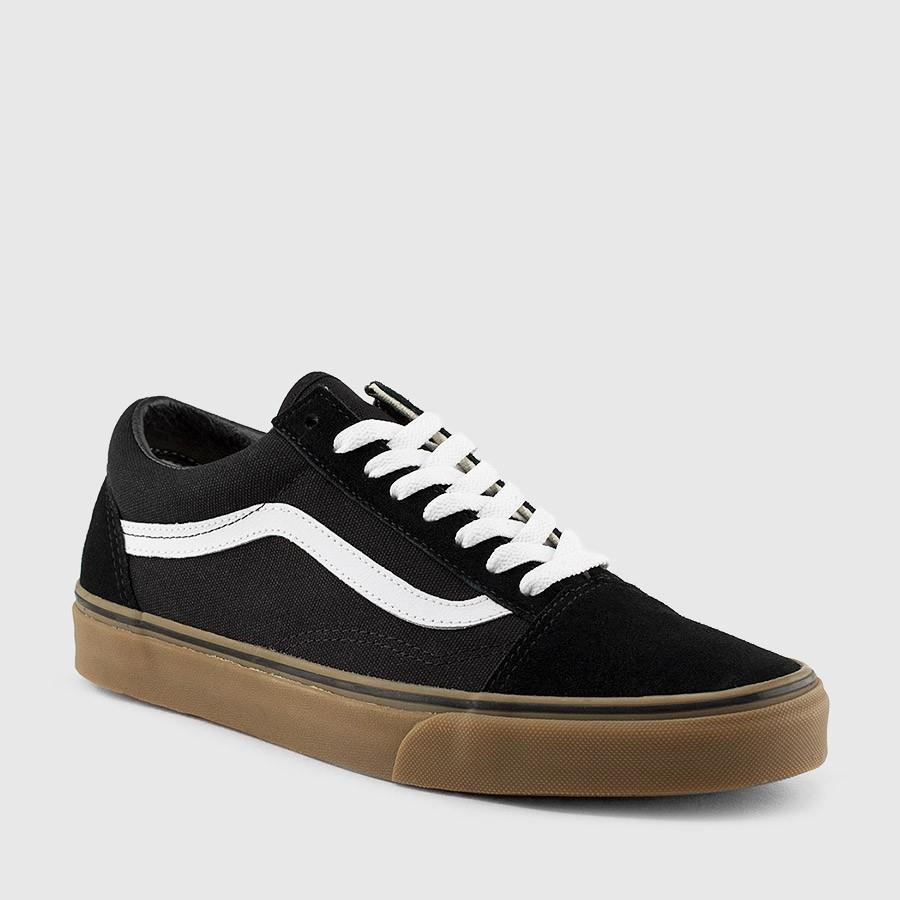 vans old skool menn svartegrå sko På Salg Engros mkfpw