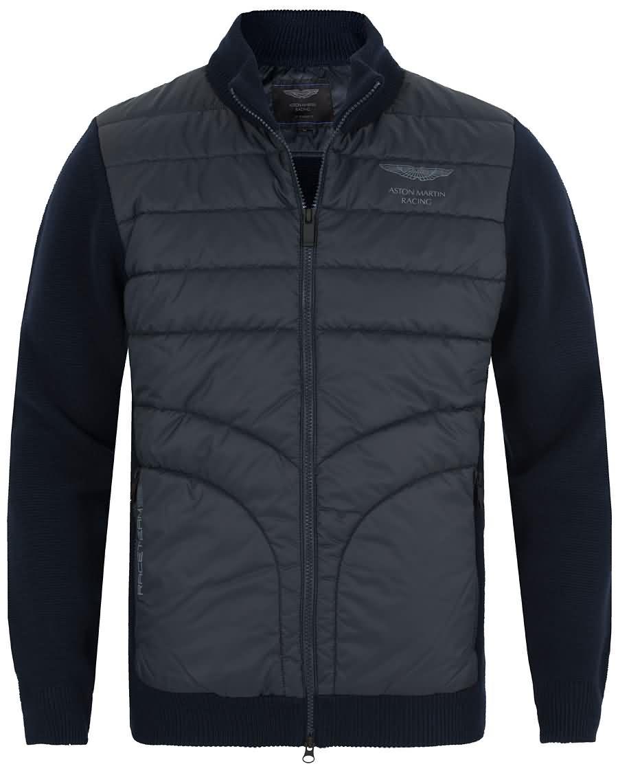 hackett amr padded front zip midnight Bestille På Nettet 54xne